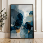 Abstract 1902 Canvas Art 60 x 40 cm / Black