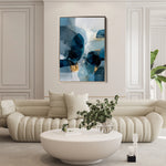 Abstract 1902 Canvas Art 60 x 40 cm / Black