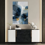 Abstract 1902 Canvas Art 60 x 40 cm / Black