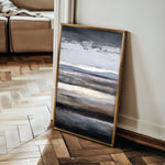 Abstract 1903 Canvas Art 60 x 40 cm / Black