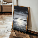 Abstract 1905 Canvas Art 60 x 40 cm / Black