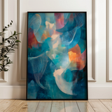 Abstract 1909 Canvas Art 60 x 40 cm / Black