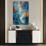 Abstract 1909 Canvas Art 60 x 40 cm / Black