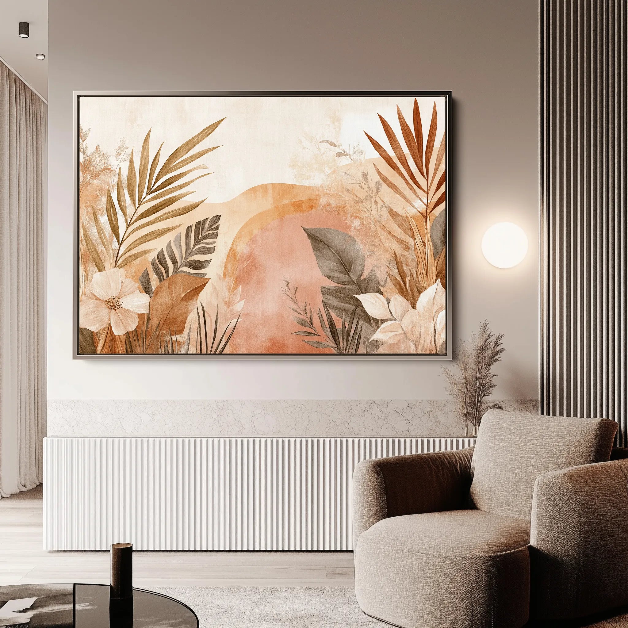 Boho 191 Canvas Art 60 x 40 cm / Black