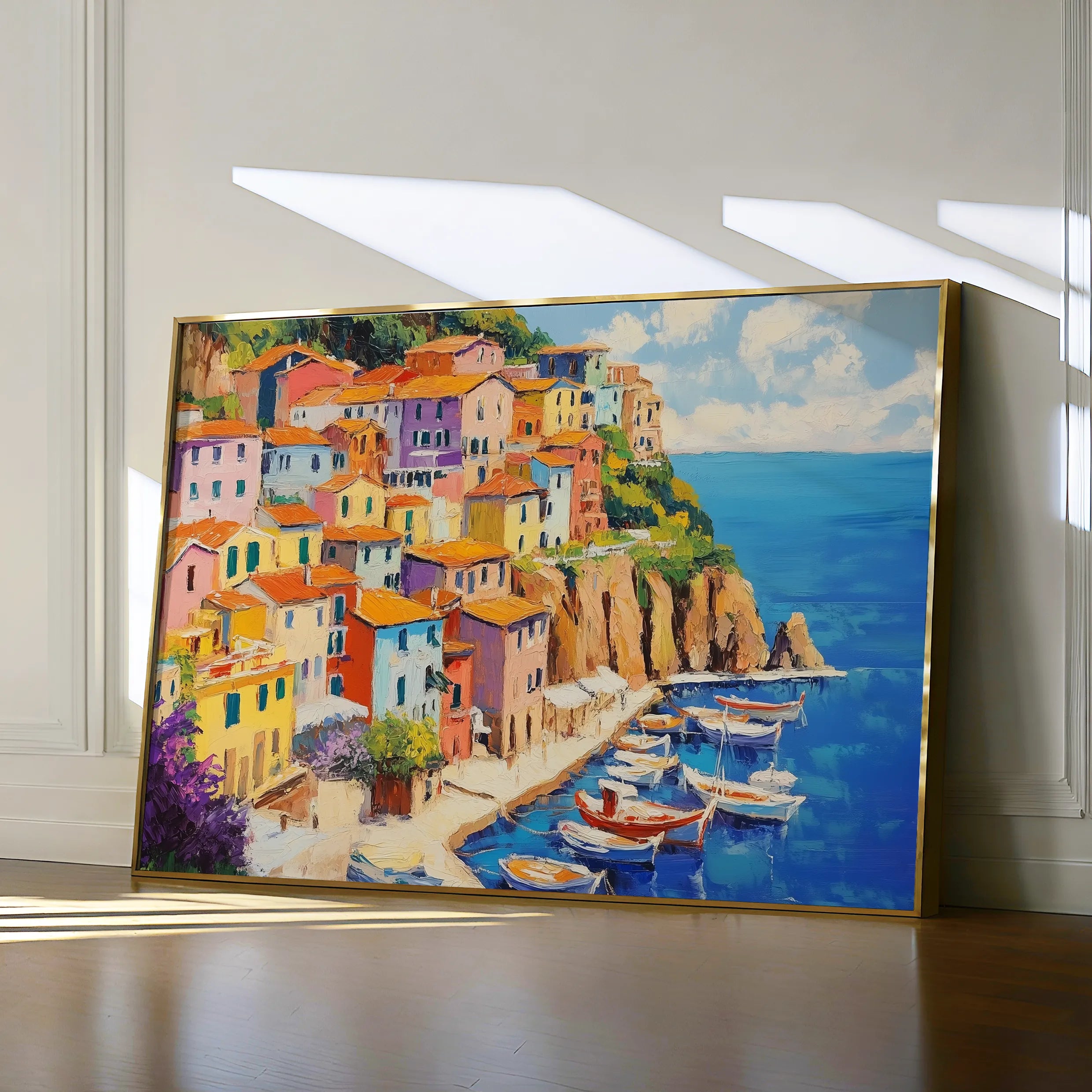 Landscape 191 Canvas Art 60 x 40 cm / Black