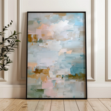 Abstract 1911 Canvas Art 60 x 40 cm / Black