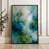 Abstract 1913 Canvas Art 60 x 40 cm / Black