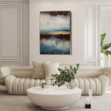 Abstract 1915 Canvas Art 60 x 40 cm / Black