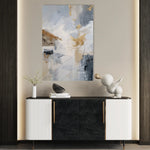 Abstract 1916 Canvas Art 60 x 40 cm / Black