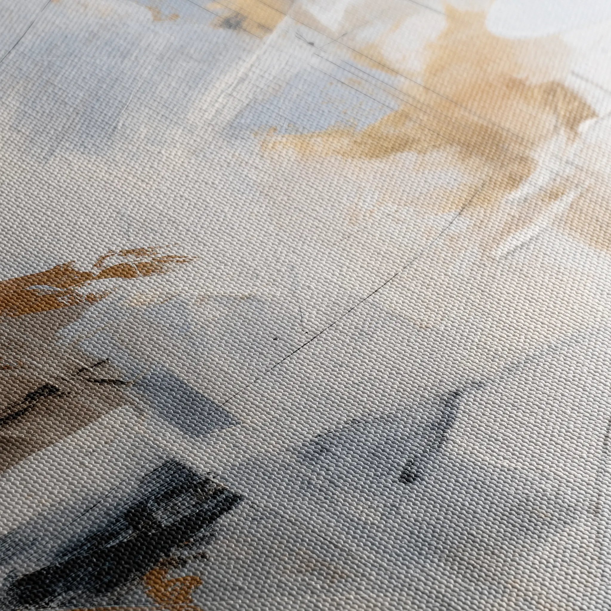 Abstract 1916 Canvas Art 60 x 40 cm / Black