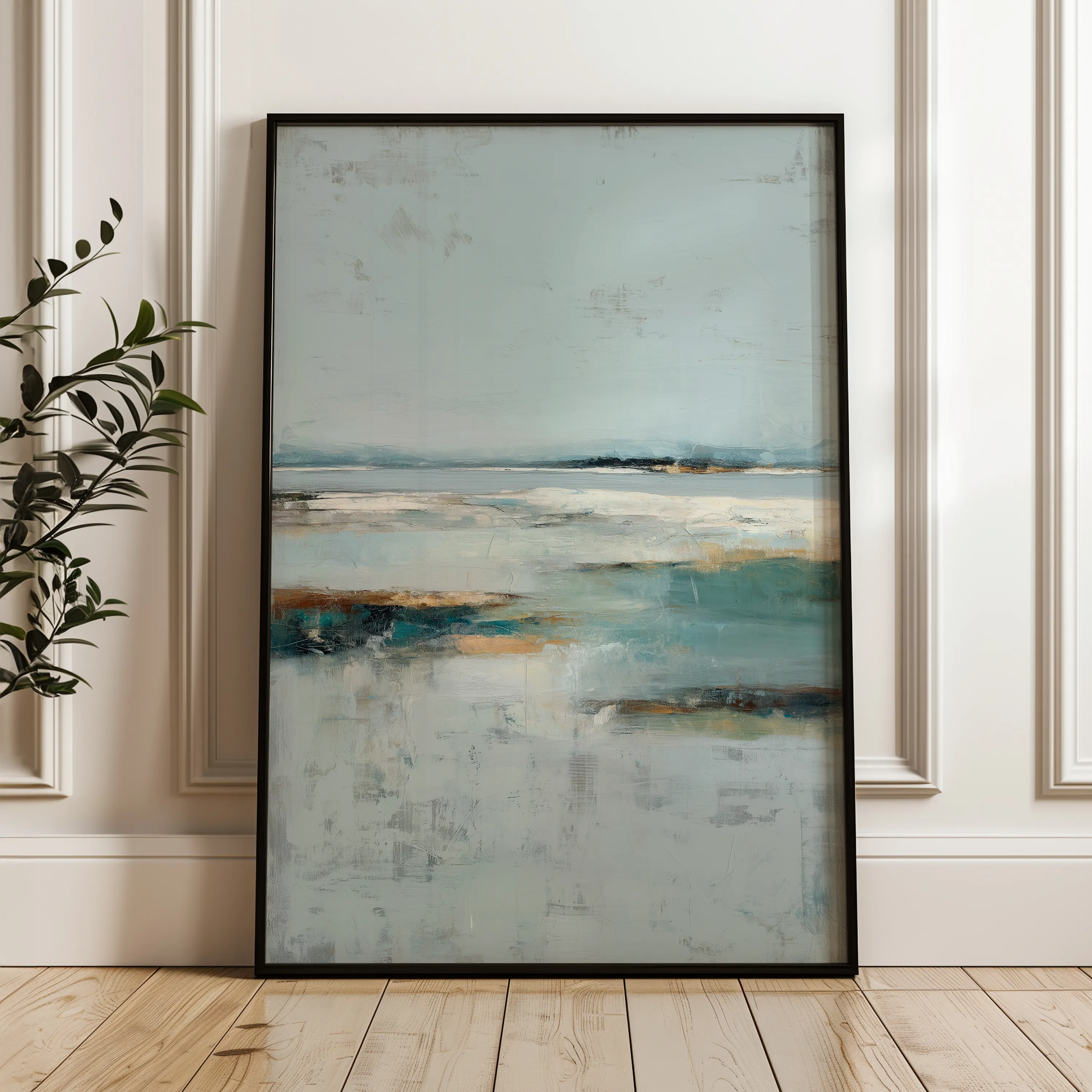 Abstract 1917 Canvas Art 60 x 40 cm / Black
