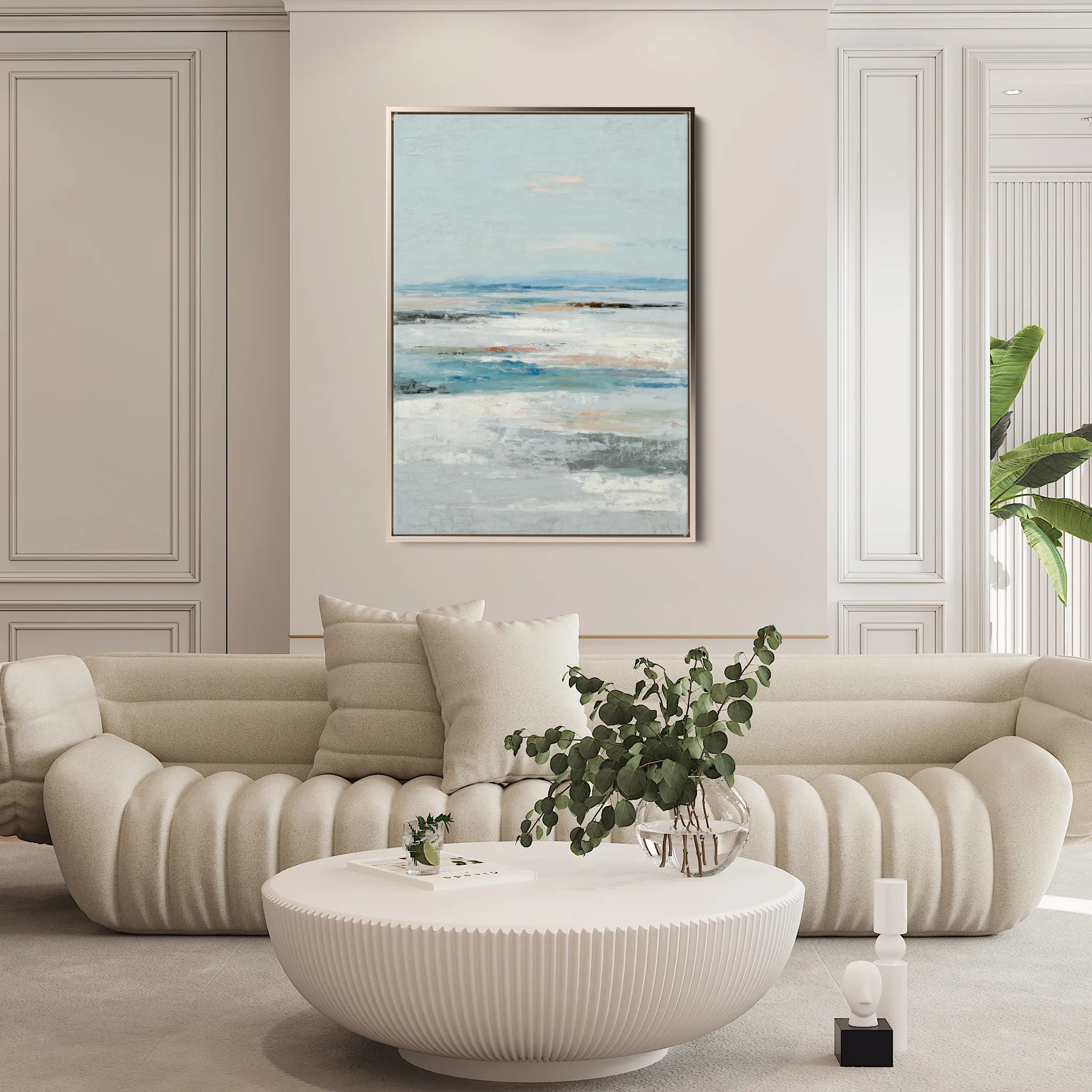Abstract 1918 Canvas Art 60 x 40 cm / Black