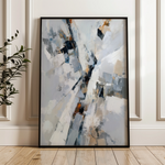 Abstract 1919 Canvas Art 60 x 40 cm / Black
