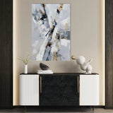 Abstract 1919 Canvas Art 60 x 40 cm / Black