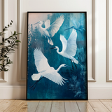 Animals 192 Canvas Art 60 x 40 cm / Black