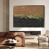 Abstract 192 Canvas Art 60 x 40 cm / Black