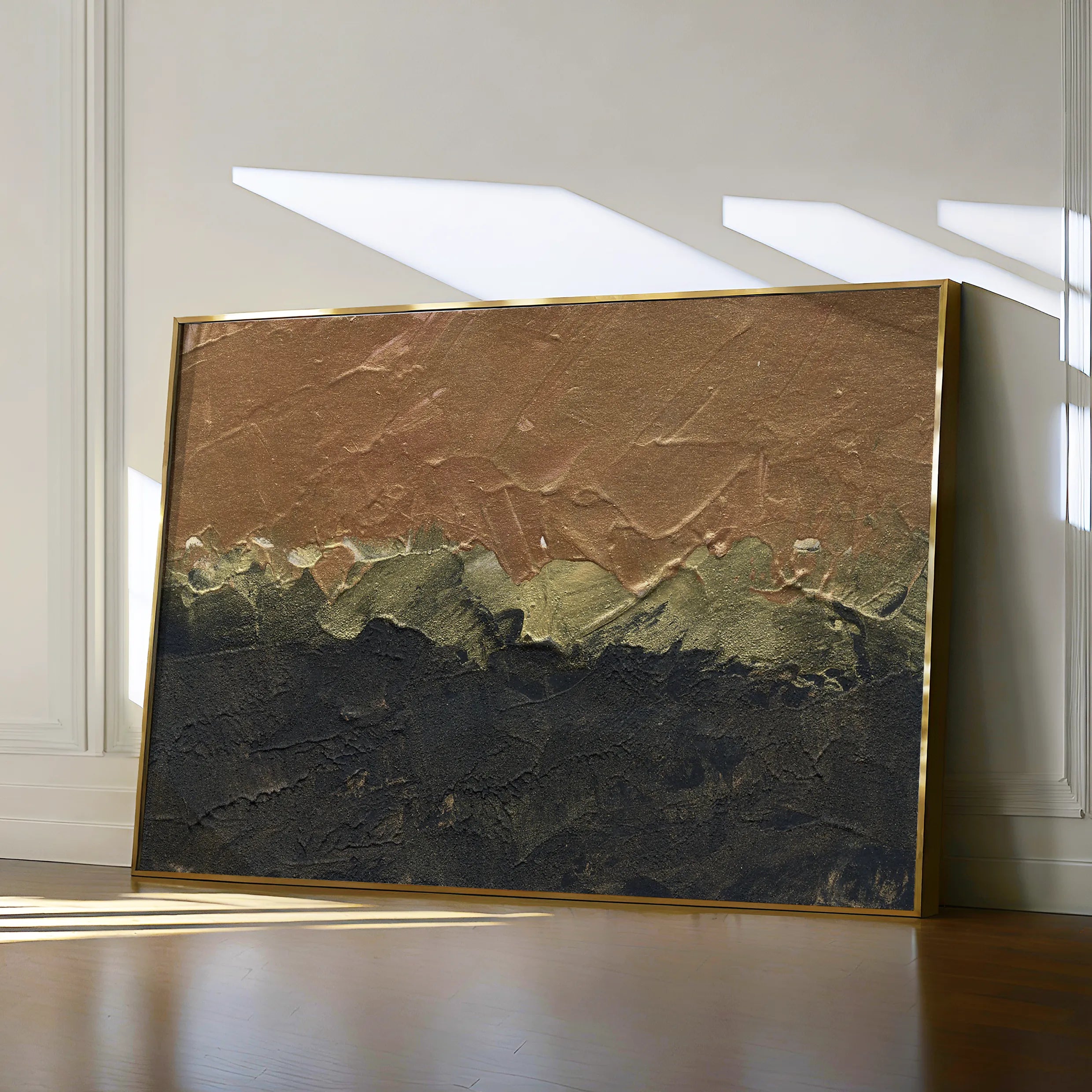 Abstract 192 Canvas Art 60 x 40 cm / Black