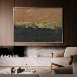 Abstract 192 Canvas Art 60 x 40 cm / Black