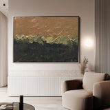 Abstract 192 Canvas Art 60 x 40 cm / Black
