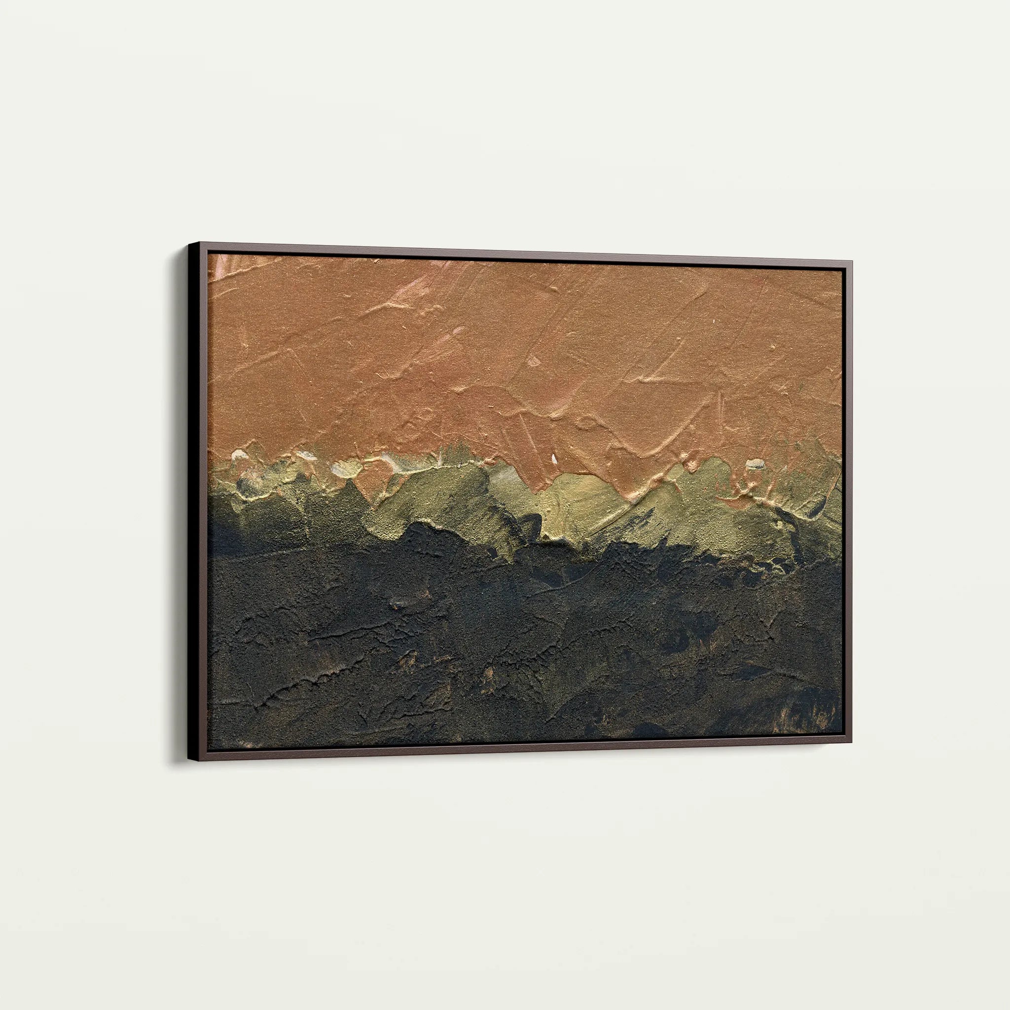 Abstract 192 Canvas Art 60 x 40 cm / Black