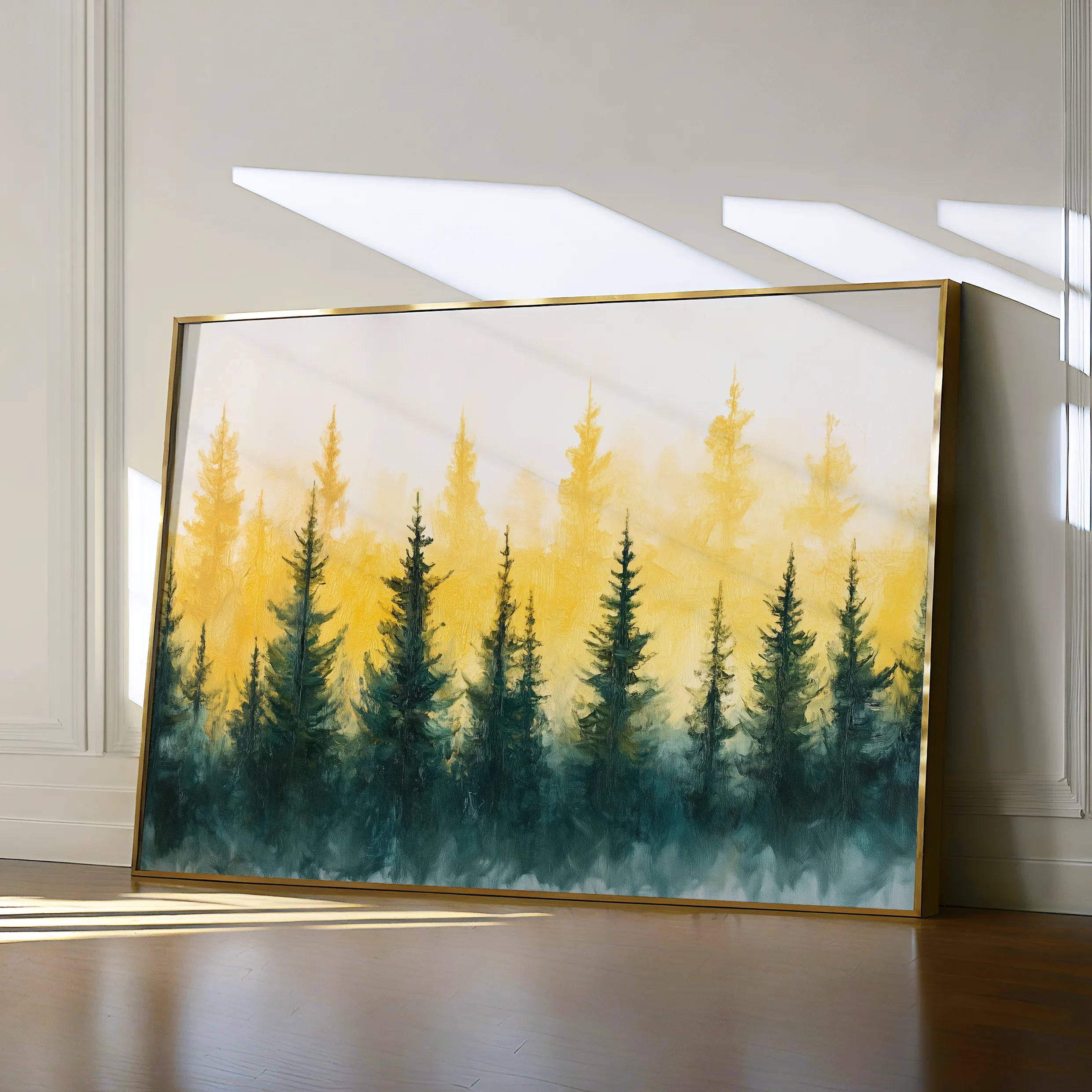Landscape 192 Canvas Art 60 x 40 cm / Black