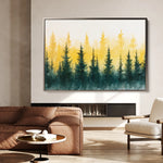 Landscape 192 Canvas Art 60 x 40 cm / Black