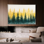 Landscape 192 Canvas Art 60 x 40 cm / Black