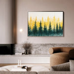 Landscape 192 Canvas Art 60 x 40 cm / Black