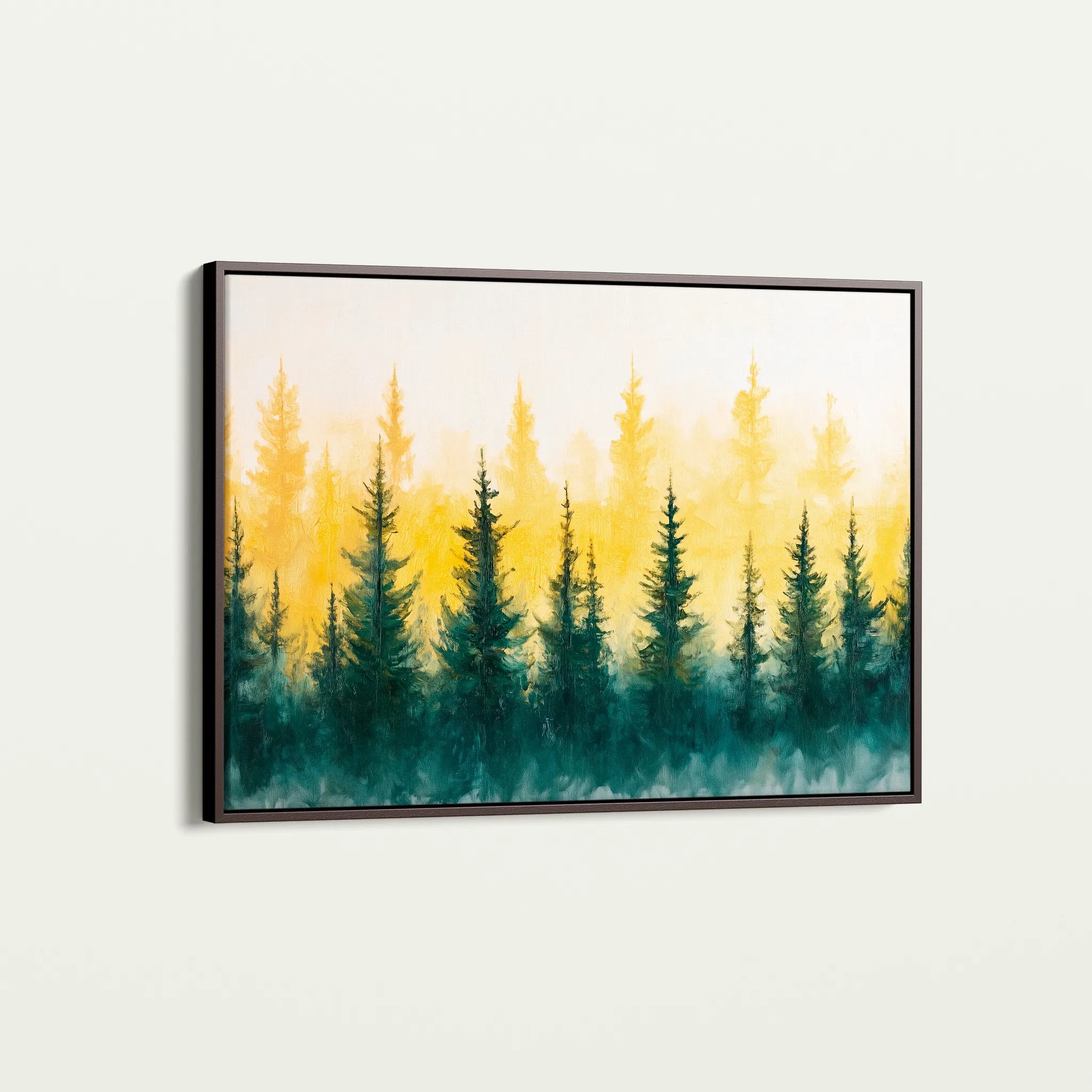 Landscape 192 Canvas Art 60 x 40 cm / Black