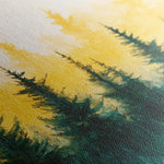 Landscape 192 Canvas Art 60 x 40 cm / Black