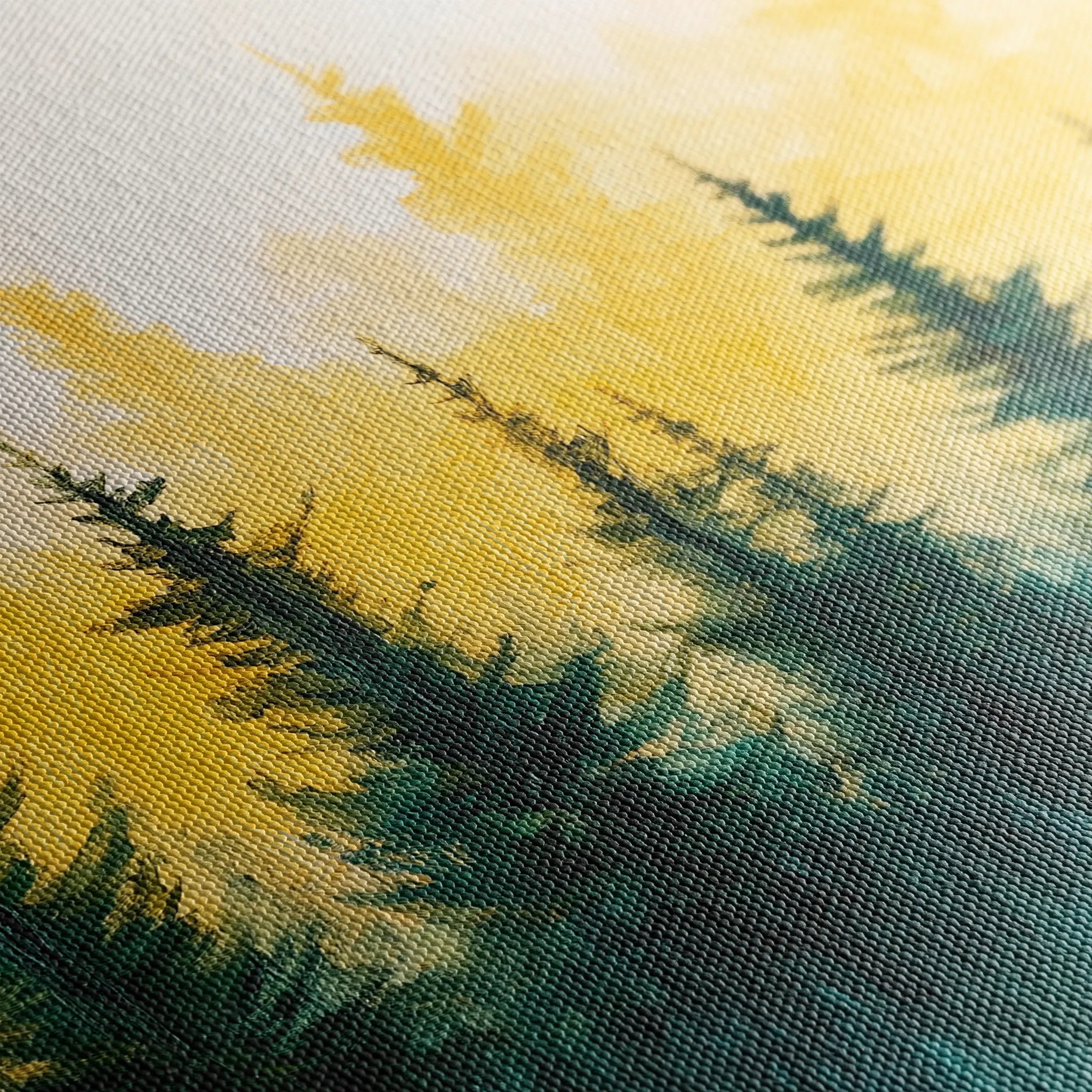 Landscape 192 Canvas Art 60 x 40 cm / Black