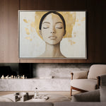 Portrait 192 Canvas Art 60 x 40 cm / Black