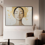 Portrait 192 Canvas Art 60 x 40 cm / Black