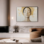 Portrait 192 Canvas Art 60 x 40 cm / Black