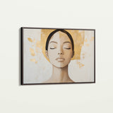 Portrait 192 Canvas Art 60 x 40 cm / Black