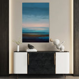Abstract 1921 Canvas Art 60 x 40 cm / Black