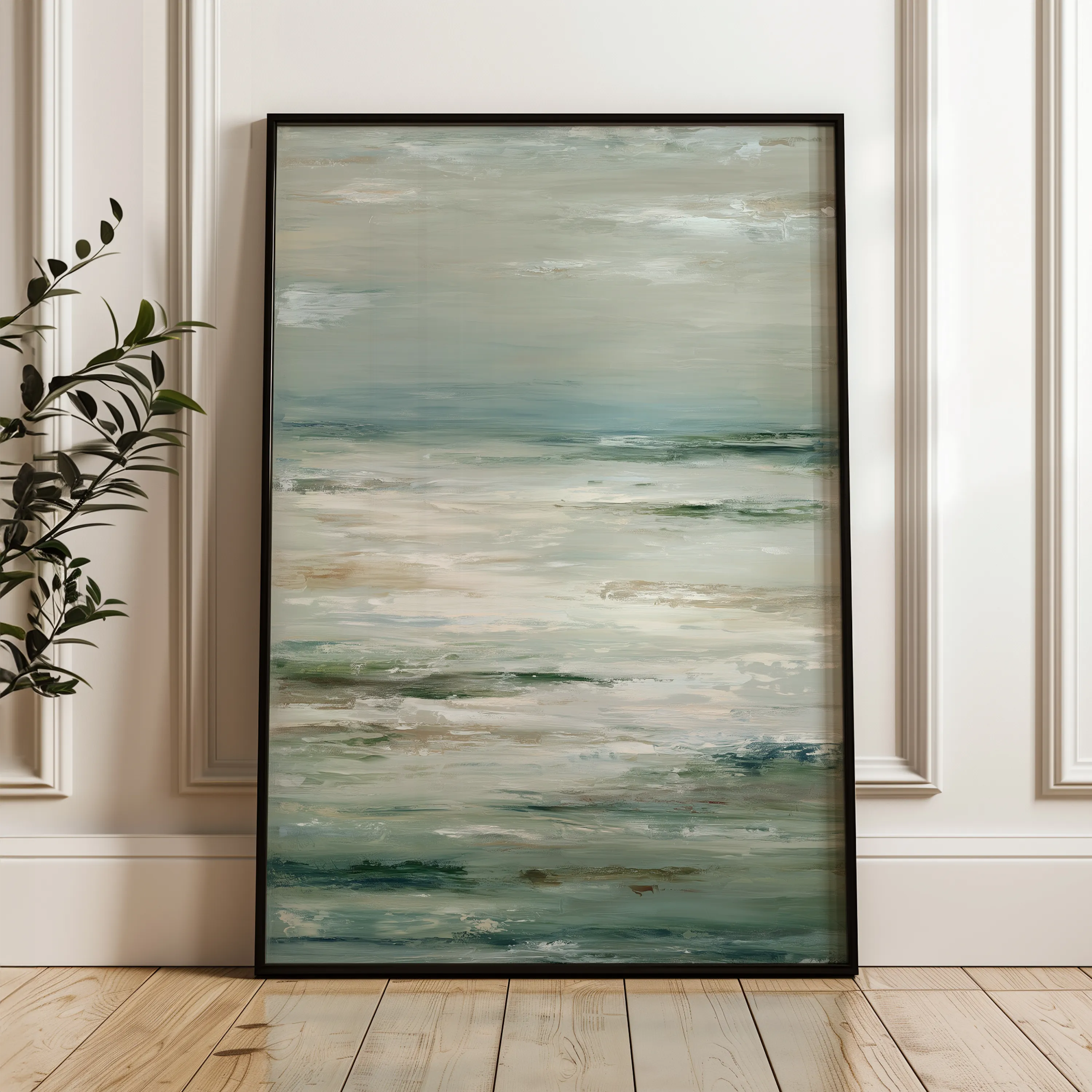 Abstract 1922 Canvas Art 60 x 40 cm / Black
