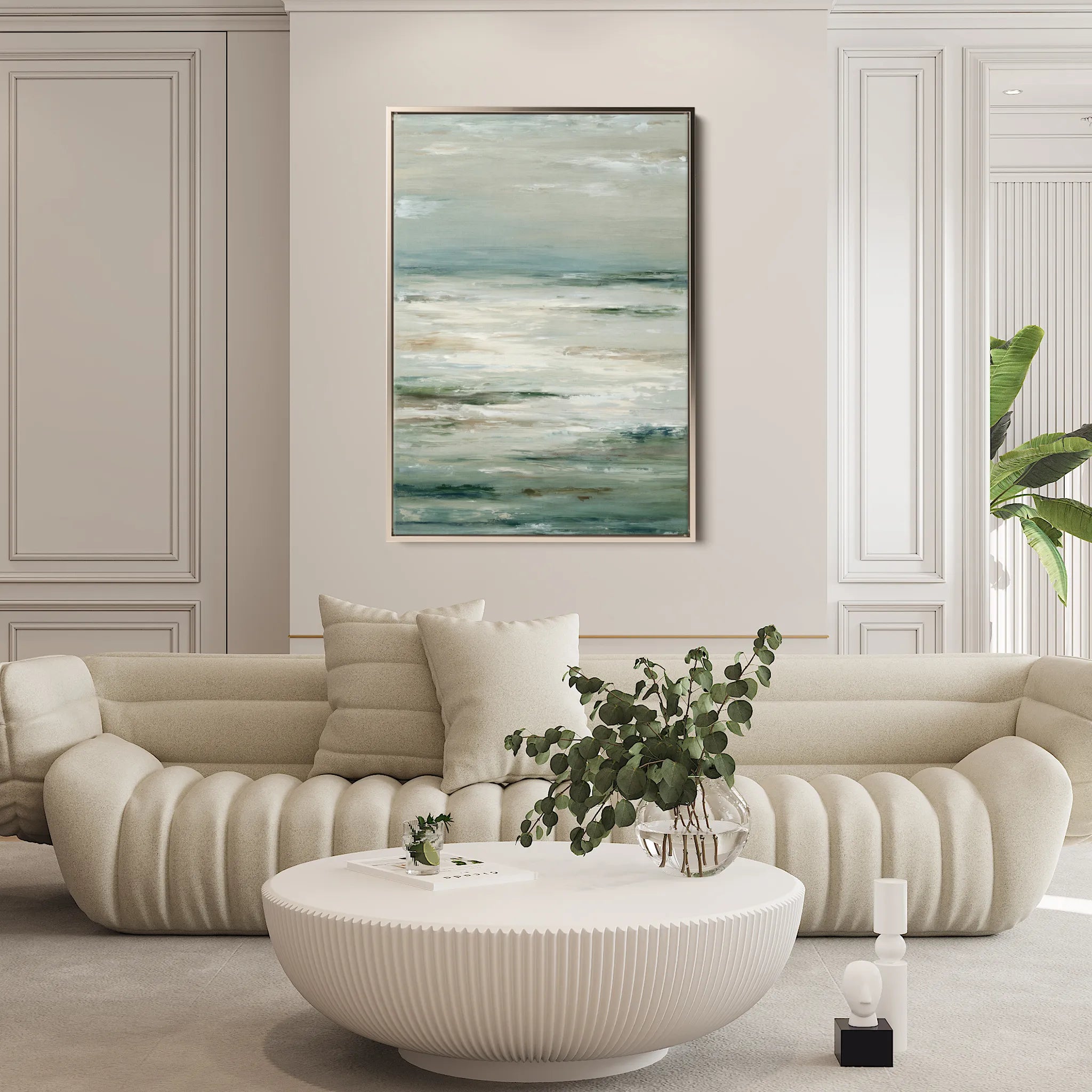 Abstract 1922 Canvas Art 60 x 40 cm / Black