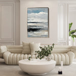 Abstract 1924 Canvas Art 60 x 40 cm / Black