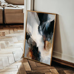 Abstract 1925 Canvas Art 60 x 40 cm / Black