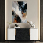Abstract 1925 Canvas Art 60 x 40 cm / Black