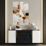 Abstract 1926 Canvas Art 60 x 40 cm / Black