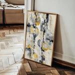 Abstract 1927 Canvas Art 60 x 40 cm / Black