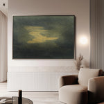 Abstract 193 Canvas Art 60 x 40 cm / Black