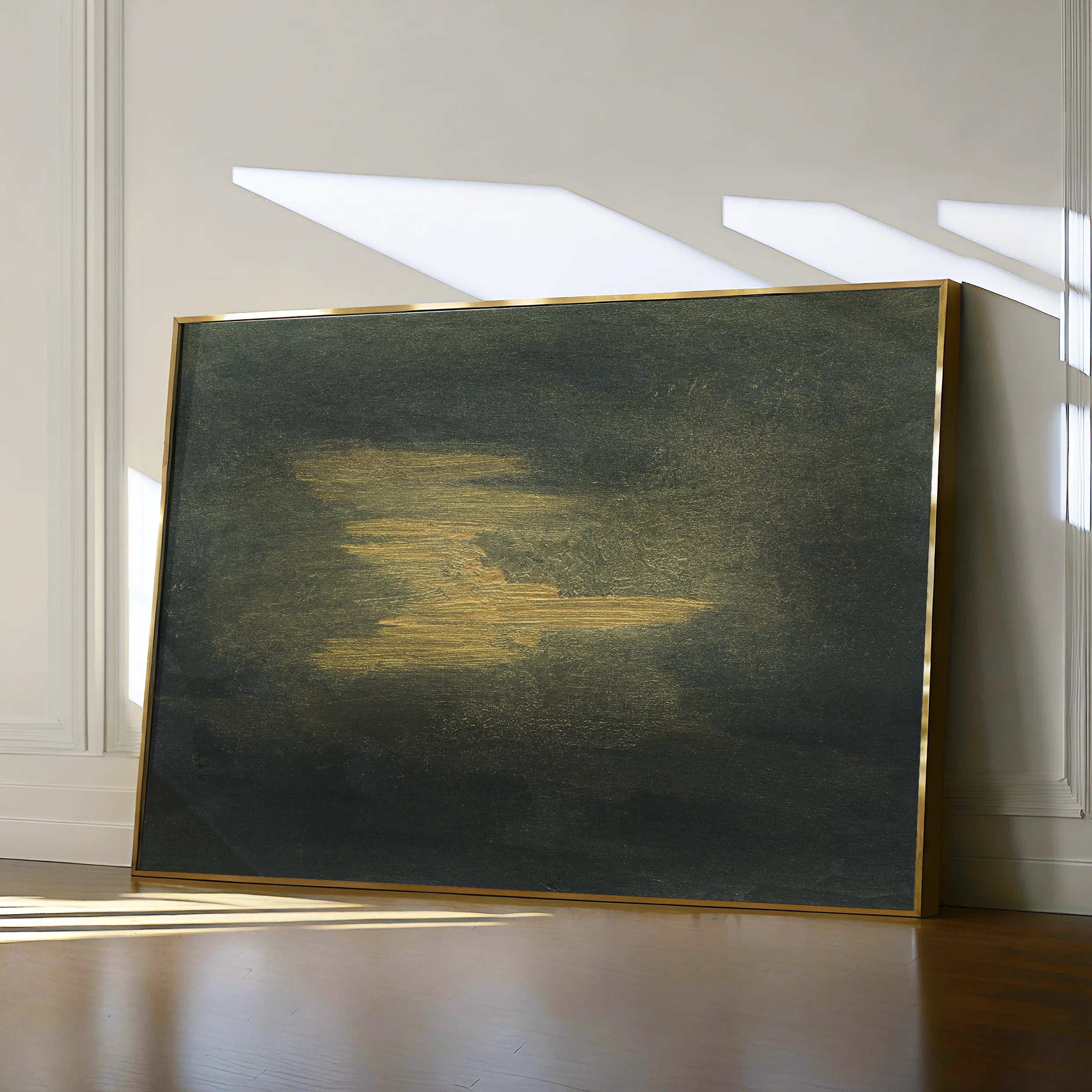 Abstract 193 Canvas Art 60 x 40 cm / Black