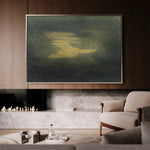 Abstract 193 Canvas Art 60 x 40 cm / Black