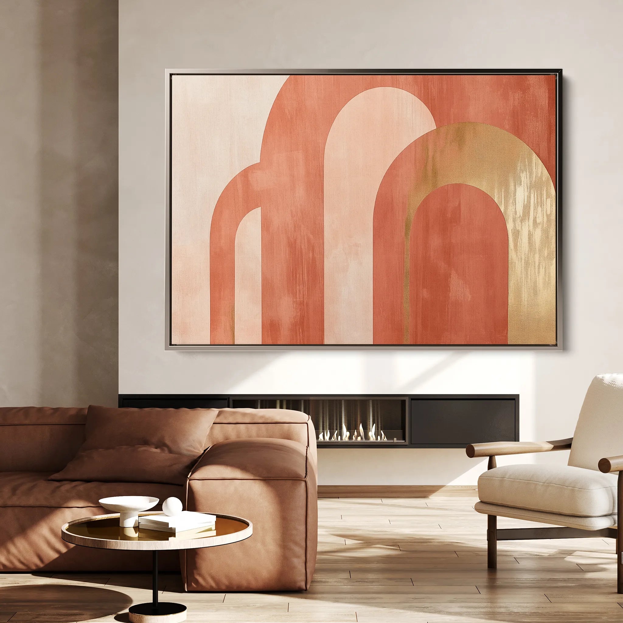 Boho 193 Canvas Art 60 x 40 cm / Black