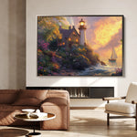 Landscape 193 Canvas Art 60 x 40 cm / Black