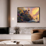 Landscape 193 Canvas Art 60 x 40 cm / Black