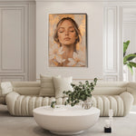 Portrait 193 Canvas Art 60 x 40 cm / Black